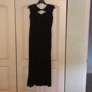 Nite dress with top sequins